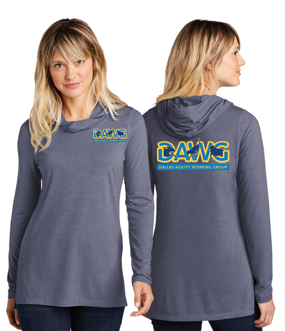 DAWG/Sport Tek Women TriBlend Wicking Long Sleeve Hoodie/LST406/