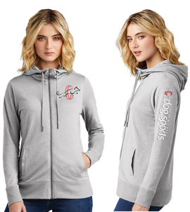 GGDS24/Women Featherweight French Terry Full Zip Hoodie/DT673