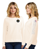 INVUKI24/Women Featherweight French Terry Long Sleeve Crewneck/DT672