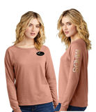 MHDS/Women Featherweight French Terry Long Sleeve Crewneck/DT672
