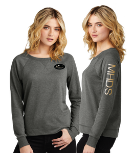 MHDS/Women Featherweight French Terry Long Sleeve Crewneck/DT672
