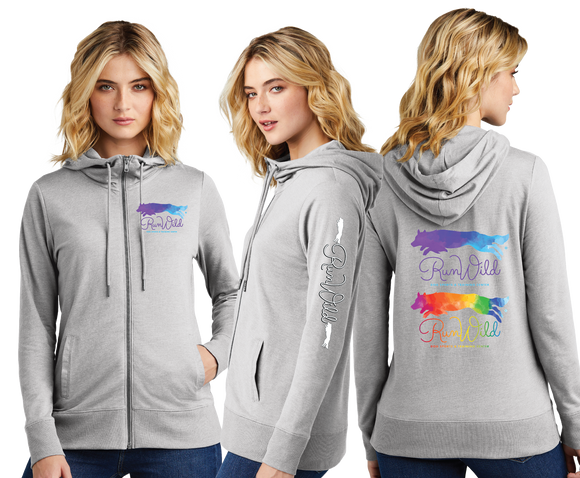 RWDS/Women Featherweight French Terry Full Zip Hoodie/DT673