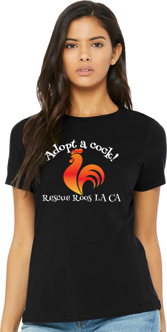 Adopt A Cock - Women's Relaxed Fit 100% Cotton - 6400