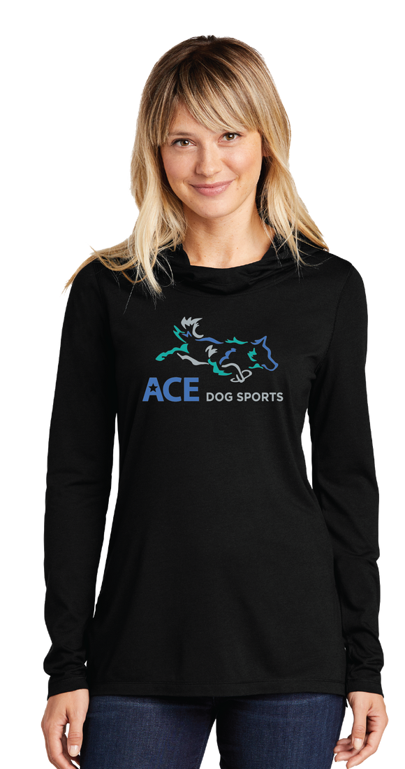 ACE/Sport Tek Women TriBlend Wicking Long Sleeve Hoodie/LST406/
