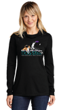 DStar/Sport Tek Women TriBlend Wicking Long Sleeve Hoodie/LST406/