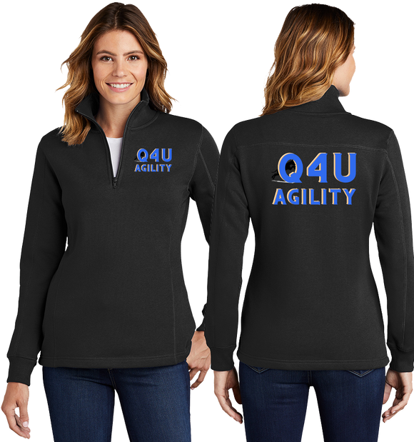Q4U Agility Ladies 9oz 1/4-Zip Sweatshirt LST253