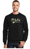 TVS/Port & Co Crew neck Sweatshirt/PC78