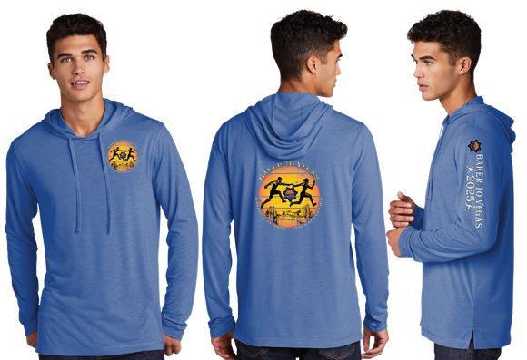B2V/UniSex Sport Tek TriBlend Wicking Long Sleeve Hoodie /ST406