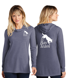 BAY/Sport Tek Women TriBlend Wicking Long Sleeve Hoodie/LST406/