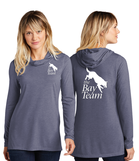 BAY/Sport Tek Women TriBlend Wicking Long Sleeve Hoodie/LST406/