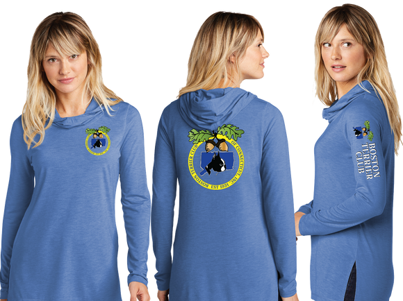 BOSTER/Sport Tek Women TriBlend Wicking Long Sleeve Hoodie/LST406