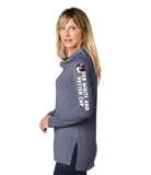 BUTTER24/Sport Tek Women TriBlend Wicking Long Sleeve Hoodie/LST406/