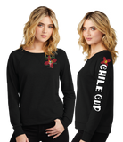 CHILE24/Women Featherweight French Terry Long Sleeve Crewneck/DT672