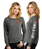 CHILE24/Women Featherweight French Terry Long Sleeve Crewneck/DT672