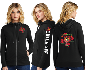 CHILE24/Women Featherweight French Terry Full Zip Hoodie/DT673