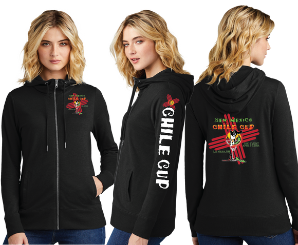 CHILE24/Women Featherweight French Terry Full Zip Hoodie/DT673