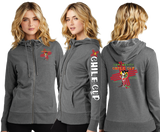 CHILE24/Women Featherweight French Terry Full Zip Hoodie/DT673