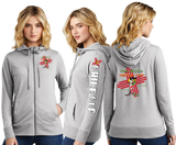 CHILE24/Women Featherweight French Terry Full Zip Hoodie/DT673