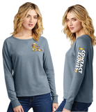 CONTACTZ/Women Featherweight French Terry Long Sleeve Crewneck/DT672