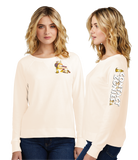 CONTACTZ/Women Featherweight French Terry Long Sleeve Crewneck/DT672