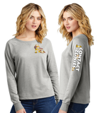 CONTACTZ/Women Featherweight French Terry Long Sleeve Crewneck/DT672