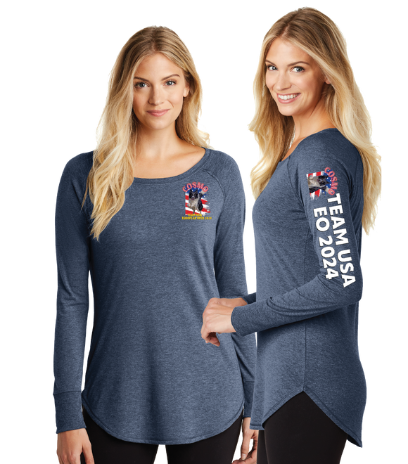 COSMO/Women’s Perfect Tri Long Sleeve Tunic Tee/DT132L