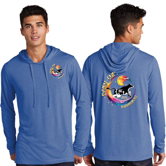 Dairy/UniSex Sport Tek TriBlend Wicking Long Sleeve Hoodie /ST406/