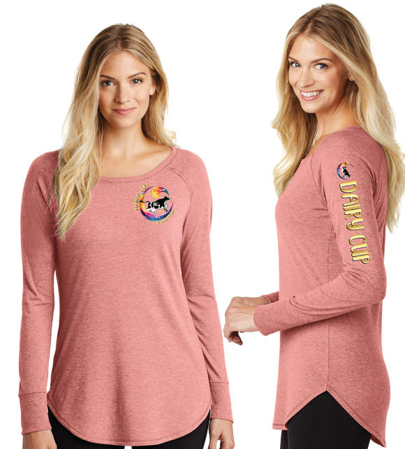 DAIRY24/Women’s Perfect Tri Long Sleeve Tunic Tee/DT132L