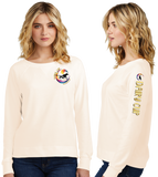 DAIRY24/Women Featherweight French Terry Long Sleeve Crewneck/DT672