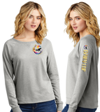 DAIRY24/Women Featherweight French Terry Long Sleeve Crewneck/DT672