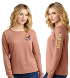 DAIRY24/Women Featherweight French Terry Long Sleeve Crewneck/DT672