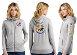 DAIRY24/Women Featherweight French Terry Full Zip Hoodie/DT673