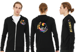 DAIRY24/Unisex Triblend Lightweight Full Zip Hooded Long Sleeve Tee/3939
