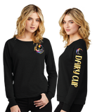 Dairy/Women Featherweight French Terry Long Sleeve Crewneck/DT672