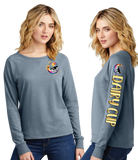 Dairy/Women Featherweight French Terry Long Sleeve Crewneck/DT672