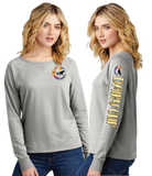 Dairy/Women Featherweight French Terry Long Sleeve Crewneck/DT672