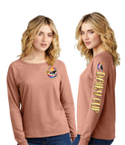 Dairy/Women Featherweight French Terry Long Sleeve Crewneck/DT672