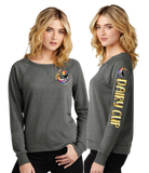 Dairy/Women Featherweight French Terry Long Sleeve Crewneck/DT672