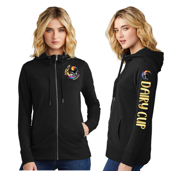 Dairy/Women Featherweight French Terry Full Zip Hoodie/DT673