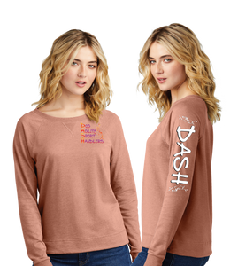 DASH/Women Featherweight French Terry Long Sleeve Crewneck/DT672
