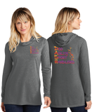 DASH/Sport Tek Women TriBlend Wicking Long Sleeve Hoodie/LST406/