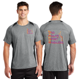 DASH/Sport Tek Heather Colorblock Contender Tee/ST361/