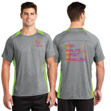 DASH/Sport Tek Heather Colorblock Contender Tee/ST361/