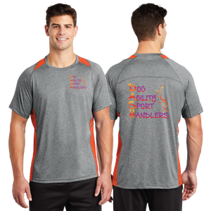 DASH/Sport Tek Heather Colorblock Contender Tee/ST361/