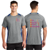 DASH/Sport Tek Heather Colorblock Contender Tee/ST361/
