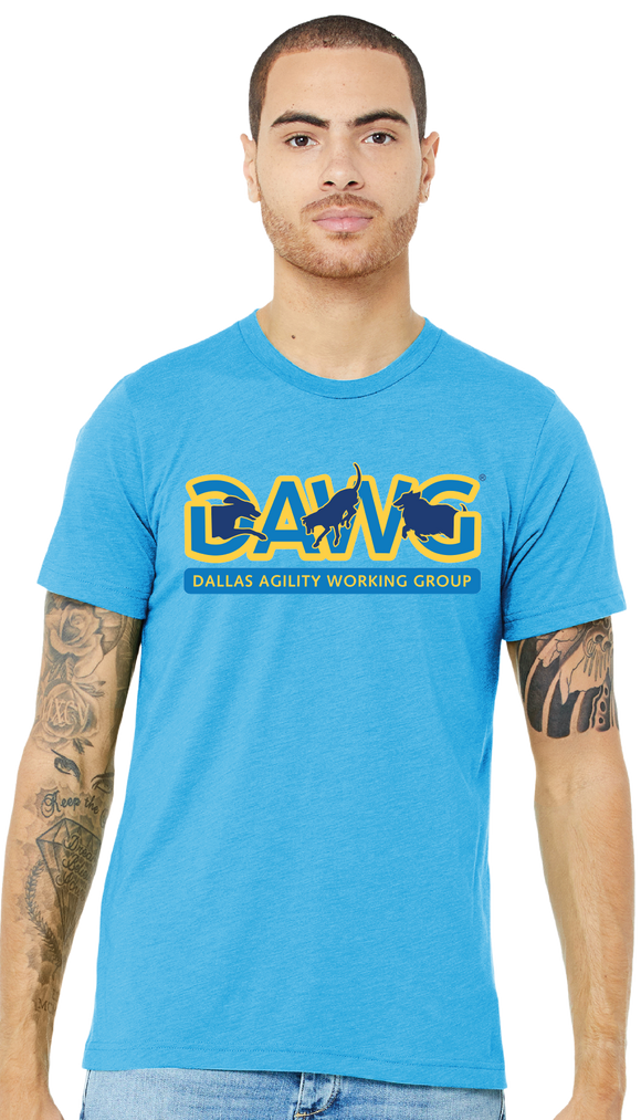 DAWG/UniSex Tri Blend T Shirt SOFTEST Cotton Feel on the Market/3413/
