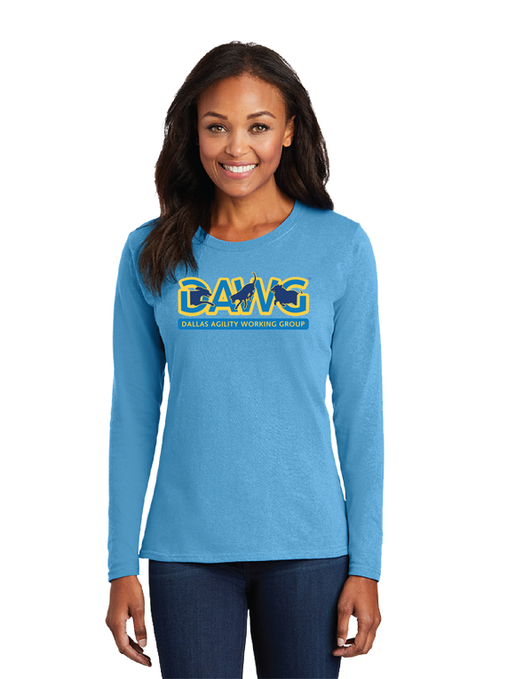 DAWG/Women Long Sleeve Core Cotton Tee/LPC54LS/