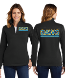 DAWG/Ladies 9oz Quarter Zip Sweatshirt/LST253/