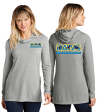 DAWG/Sport Tek Women TriBlend Wicking Long Sleeve Hoodie/LST406/