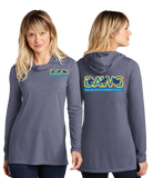 DAWG/Sport Tek Women TriBlend Wicking Long Sleeve Hoodie/LST406/